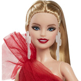 Barbie Signature 2024 Holiday Barbie Fashion Doll, Seasonal Collector Gift, Blonde with Plaid Gown