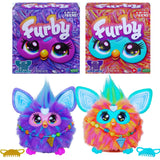 Furby Interactive Plush Toys 1 Purple and 1 Coral Set, for Kid Toddlers Christmas Holiday Birthday Gifts (Set of 2)