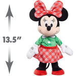 Disney Holiday 13.5-Inch Dancing Feature Plush, Minnie Mouse, by Just Play