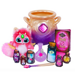 Magic Mixies Magical Misting Cauldron with Interactive 8 inch Pink Plush Toy and 50+ Sounds and Reactions, Toys for Kids, Ages 5+