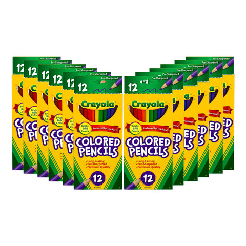 Crayola Colored Pencils 12 Count, Multipack Of 12