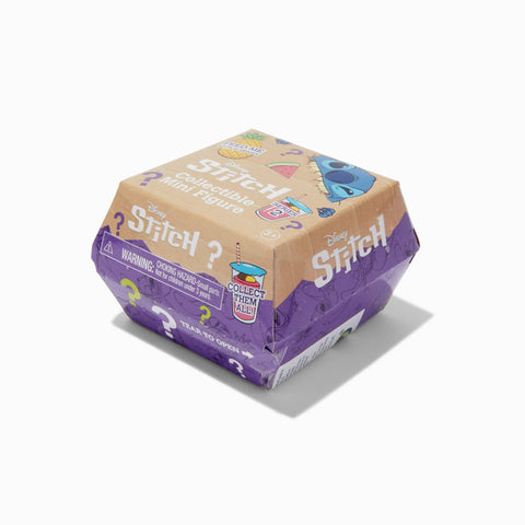 Just Play Stitch Blind Mini Figure 1-Pack, 2-inch Collectible Figurine and 1 Reusable Burger Box
