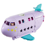 Polly Pocket Travel Adventures Pack, Four 3-inch Dolls, Jet, Vehicle