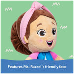 Ms. Rachel Official Huggable Lovey, Double Sided Plush Toy, Machine Washable