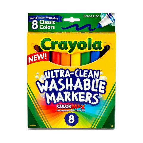 WMT - Crayola 8ct Washable Large Crayons