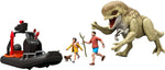 Jurassic World Rebirth Distortus Rex Island Escape Set Action Figure Set