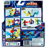 Legends of Akedo PowerStorm Burndown, Buster Splits & Shortout Mini Battling Action Figure SUPER SPLITTERS Pack