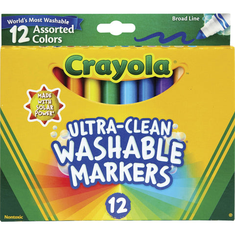 Crayola 12 Ct Ultra-Clean Washable Markers