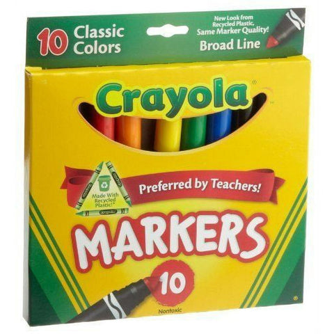 Crayola Classic Broad Line Markers, Classic Colors