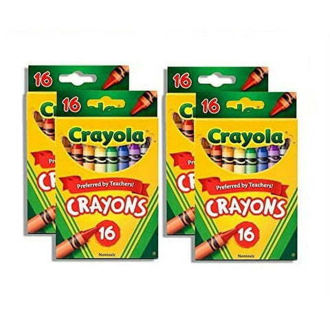 Crayola Classic Color Pack Crayons, 16 Color - 4 pak