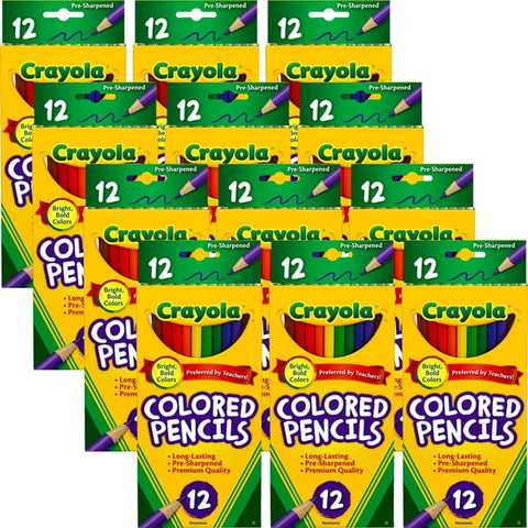 Crayola Colored Pencils 12 Count, Multipack Of 24
