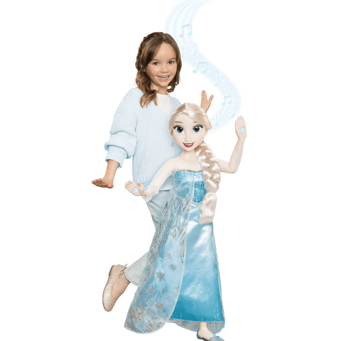 Disney's Frozen Playdate 32 inch Posable Elsa Doll with Lights & Sounds Ice Powers