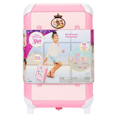Disney Princess Style Collection World Traveler Child Suitcase Playset