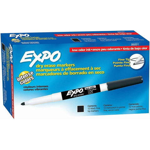 Expo® Low Odor Dry Erase Markers, Chisel Tip, Assorted Colors, 4 ea (Pack of 2) (Copy)