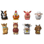 Fisher-Price Little People Farm Animal Friends 8-Piece Figure Set for Toddlers