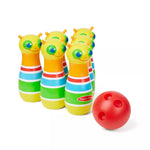 Melissa & Doug Rainbow Caterpillar Bowling Set