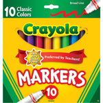 WMT 2 -Crayola Markers Broad Line 10ct Classic