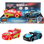 Disney Pixar Cars Track Talkers Glow Racers Lightning McQueen & Jackson Storm - 2pk