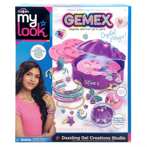 MY LOOK Gemex Dazzling Gel Creations Studio Craft Activity Kit