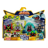 Legends of Akedo Ninja Fury Battle Pack Action Figure Set - 6pk