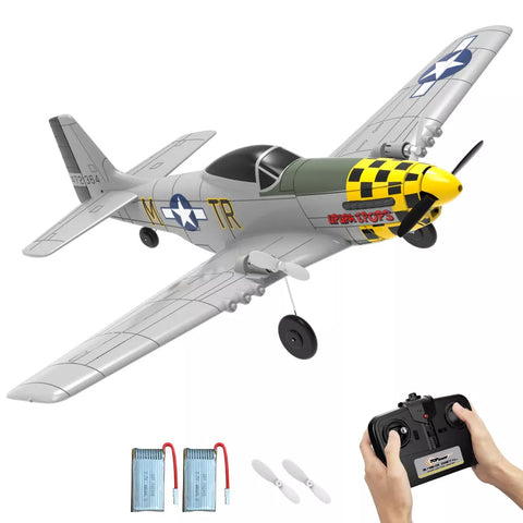 Top Race 2 Channel Remote Control Airplane Ready to Fly Planes for Adults and Kids