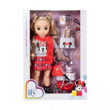 Disney ILY 4ever 18" Doll Inspired by Minnie + Doggie Stroller