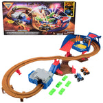 Monster Jam, Supercharge Speedway 46-inch Long Playset with 2 Monster Trucks, for Ages 3 and up