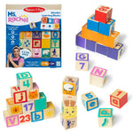 Ms. Rachel Melissa & Doug, Number and Game, Wooden Learning Blocks with Activity Cards for Toddlers 18 m+ - FSC Certified