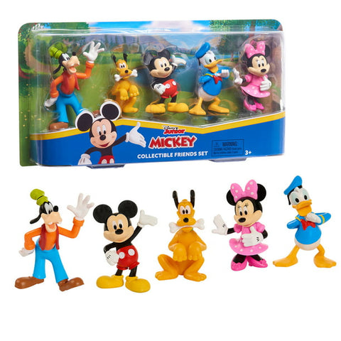 Mickey Mouse Collectible Figure Set, 5 Pack, Officially Licensed Kids Toys for Ages 3 Up, Gifts and Presents