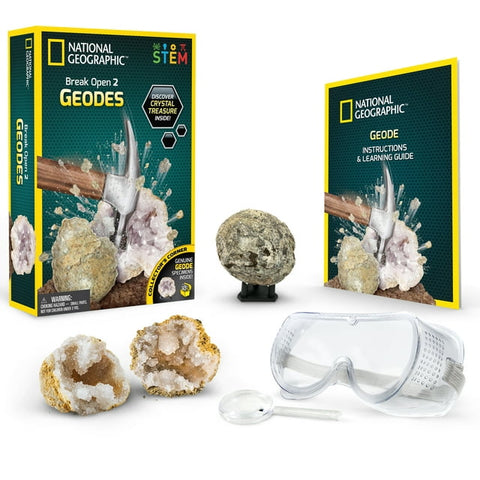 National Geographic Break Your Own Geode Kit, 2 Pieces, Educational STEM Toy (4.7) 4.7 stars out of 10 reviews