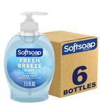 Softsoap Liquid Hand Soap, Fresh Breeze - 7.5 fluid ounce (Pack of 6)