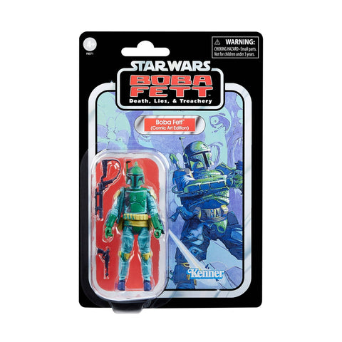 STAR WARS The Vintage Collection 3.75-Inch Boba Fett Comic Art Action Figure F8071 Ages 4 and Up