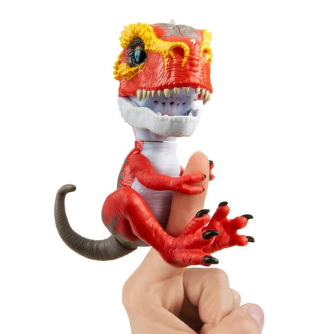 WowWee Fingerlings Untamed T-Rex - Ripsaw - red