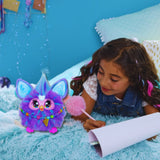 Furby Interactive Plush Toys 1 Purple and 1 Coral Set, for Kid Toddlers Christmas Holiday Birthday Gifts (Set of 2)