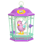 Little Live Pets Little Live Bird With Cage, Rainbow Glow with Light-up Wings