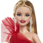 Barbie Signature 2024 Holiday Barbie Fashion Doll, Seasonal Collector Gift, Blonde with Plaid Gown