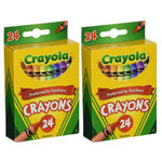Crayola Crayons 24 Count - 2 Packs (52-3024)
