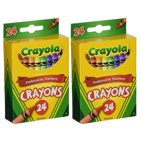 Crayola Crayons 24 Count - 2 Packs (52-3024)