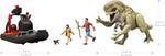 Jurassic World Rebirth Distortus Rex Island Escape Set Action Figure Set