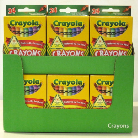 Crayola Wholesale: One Case of Crayons 24 Count (Case Contains 48 Boxes)