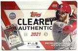 2021 Topps Clearly Authentic Baseball Hobby Box