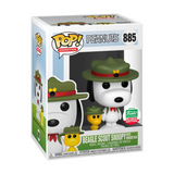 Funko Pop! Animation: Beagle Scout Snoopy w/ Woodstock (Funko Shop Sticker)