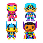 Funko Pop! Marvel - Black Light (Set of 4)