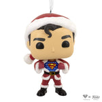 Hallmark Funko Pop! DC Comics Superman in Holiday Sweater and Santa Suit Christmas Ornament (Walmart Sticker)