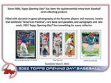 2022 Topps Opening Day Baseball Hobby Box