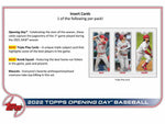 2022 Topps Opening Day Baseball Hobby Box