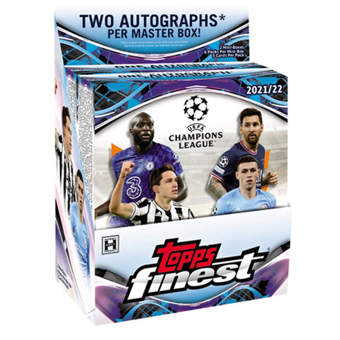 2021-22 Topps Finest UEFA Champions League Soccer Hobby Box