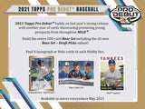 2021 Topps Pro Debut Baseball Hobby Box