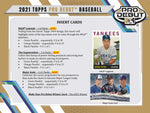 2021 Topps Pro Debut Baseball Hobby Box