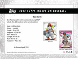 2022 Topps Inception Baseball Hobby Box